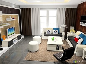 客厅装修效果图大全、简单实用的居家室内设计